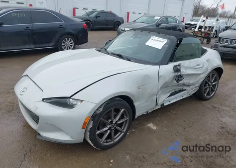 2016 Mazda Mx-5 Miata Grand Touring z USA, uszkodzony, nr VIN JM1NDAD75G0111290